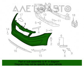 Bara fata goala Kia Optima 11-13 dorest hybrid noua OEM originala