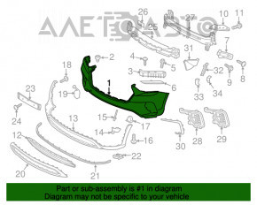 Bara față goală Hyundai Santa Fe 17-19 nouă, neoriginală