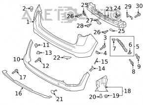 Bara față goală Hyundai Tucson 19-21 restul partea de jos nouă neoriginală.