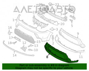 Bara fata goala inferioara Kia Soul 14-16 pre-restilizare, intreaga, structura, suport rupt.