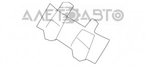 Suportul de bara fata dreapta pentru Hyundai Tucson 16-18, nou, original OEM.