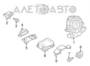 Senzor airbag frontal stânga Mitsubishi Outlander 14-21