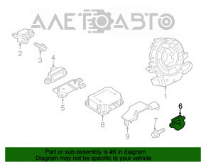 Senzor airbag usa dreapta fata Mitsubishi Outlander Sport ASX 10-