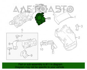 Senzorul unghiului de virare a volanului Mitsubishi Outlander Sport ASX 10-