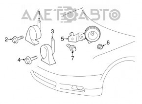 Semnal stânga Lexus ES350 07-12 nou OEM original