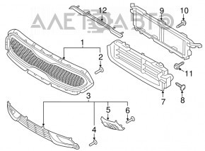 Mufa PTF stânga Kia Niro 17-19 HEV, PHEV nou original OEM