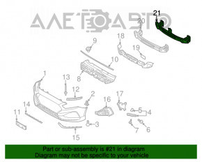 Amplificatorul de bara fata pentru Hyundai Sonata 18-19 cu control de croaziera