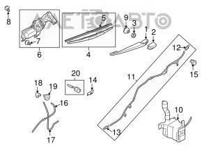 Leash cu ștergător spate pentru Subaru B9 Tribeca