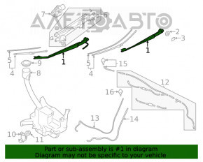 Harnă de mătură stânga Subaru Outback 20-