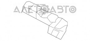 Suportul de montare a bara fata, aripa stanga Kia Soul 14-19, nou, original OEM.