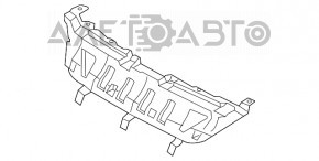 Cadrul barei de protecție față Kia Soul 14-16 este cel mai nou original OEM