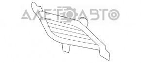 Capacul farului de ceață dreapta Kia Forte 4d 17-18 restilizat.