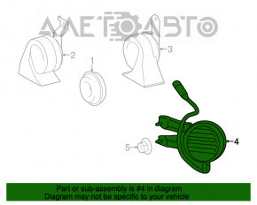 Semnal de avertizare pentru Lexus RX350 RX450h 10-15