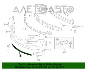 Buza bara fata Hyundai Sonata 11-15 tip 2