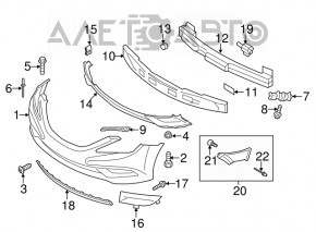 Buza bara fata Hyundai Sonata 11-15 tip 2