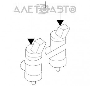 Motorul stropitorului de parbriz Subaru B10 Tribeca