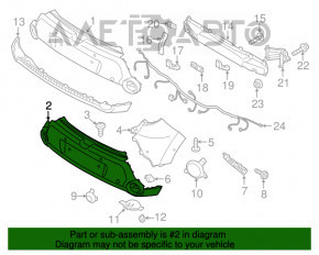 Bara spate goală Kia Soul 14-16 pre-restilizare, întreagă, structură, Taiwan