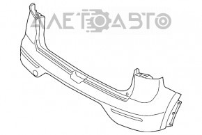 Bara spate goala Kia Niro 17-19 HEV, PHEV fara senzori de parcare nou original OEM