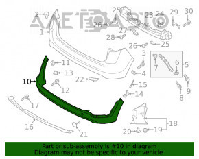 Buza bara spate Hyundai Tucson 19-20, noua, neoriginala, complet restaurata