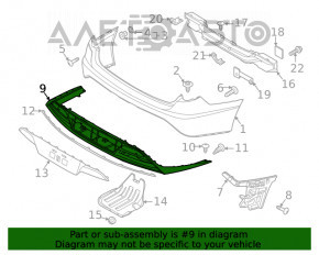 Buza bara spate Hyundai Sonata 20- nou OEM original