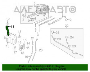 Крышка бачка омывателя Subaru b10 Tribeca новый OEM оригинал