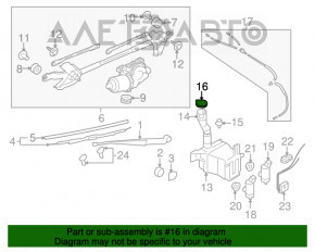 Capacul rezervorului de lichid de spălare pentru Subaru Forester 08-13 SH, nou, original OEM