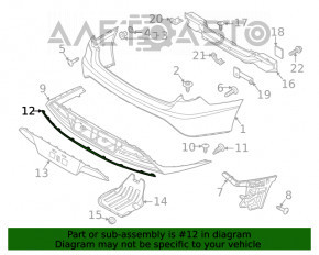 Moldura bara spate Hyundai Sonata 20-