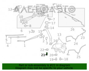 Senzorul de nivel al lichidului din rezervorul de spălare al parbrizului pentru Subaru Forester 19-