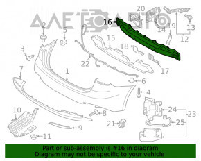 Amplificatorul de bara spate Kia Forte 4d 17-18 restilizat USA