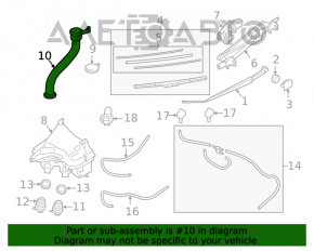 Горловина бачка омывателя Subaru Outback 15-19 без крышки