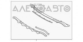 Buza bara spate Kia Optima 16-18 pre-restilizare pentru 1 teava