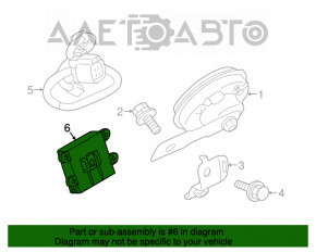 Ignition immobilizer module Mitsubishi Outlander Sport ASX 10-