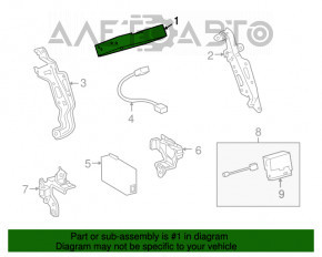 Telematics Control Module Computer Transceiver Toyota Prius 30 10-12