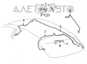 Антенна плавник Lexus RX350 RX450h 10-15