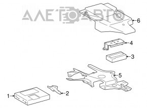 Modulul de baterie MAYDAY pentru Toyota Highlander 14-19