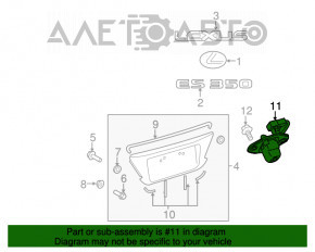 Camera de vizionare spate pentru Lexus ES350 07-12