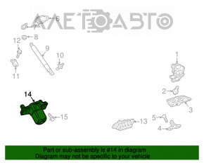 Camera de vizionare spate pentru Toyota Prius 50 16-