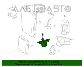 Camera de vizionare spate pentru Lexus RX350 10-15