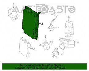 Компьютер parking assist Lexus RX350 10-15