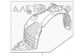 Aripa fata stanga Kia Forte 4d 17-18 restul