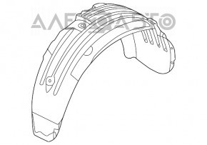 Captuseala aripa spate stanga Kia Soul 14-16 este noua originala OEM