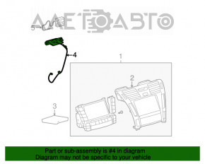 Antena de navigație pentru Lexus LS460 LS600h 07-12