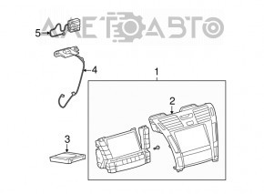 Antena de navigație pentru Lexus LS460 LS600h 07-12