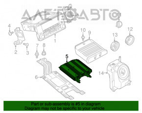 Amplificatorul Mitsubishi Outlander Sport ASX 10-