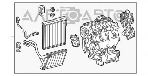 Corpul gol al aerului condiționat, partea stângă a Lexus RX350 RX450h 10-15.