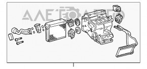 Corpul de aer condiționat gol, partea stângă a modelului Lexus GS300 GS350 GS430 06-07.