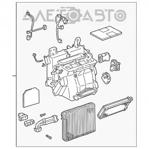 Печка в сборе Lexus IS200 IS300 99-05