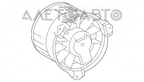 Motor ventilator încălzire spate pentru Toyota Highlander 20 - nou original OEM