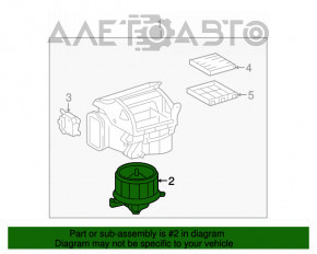 Motorul ventilatorului de încălzire pentru Lexus LS460 LS600h 07-12