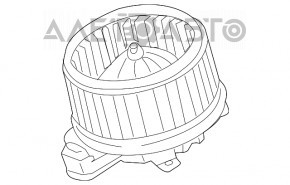 Мотор вентилятор печки Lexus CT200h 11-17
